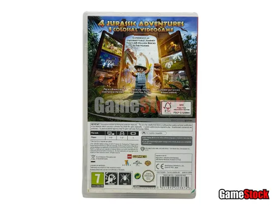 LEGO Мир Юрского Периода / Jurassic World (Nintendo Switch, Русские субтитры, Б/У)