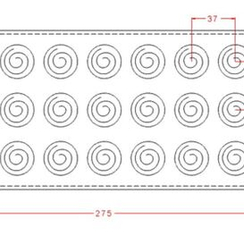 133 | Форма для шоколадных конфет (275*135 мм)