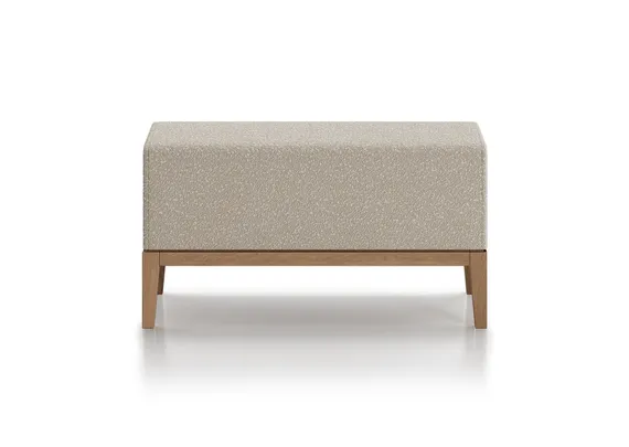 Банкетка Fjord 80 см (молочный букле, бук)