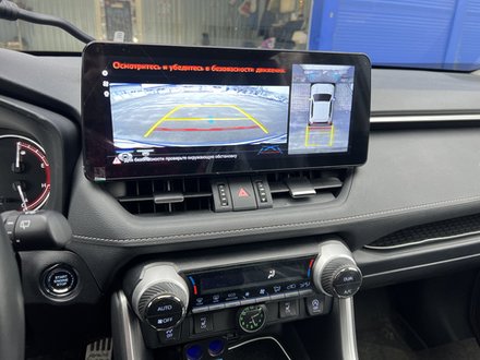 Магнитола для Toyota RAV4 50 2019-2024+ (рынок РФ и ОАЭ) - Redpower 85117XLB монитор 12.3" QLED в стиле BMW, Android 14, CarPlay, 4G SIM-слот