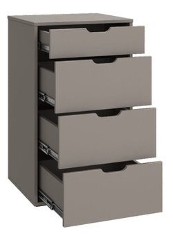 Комод Даллас, комод для одежды, серо-коричневый S80-687