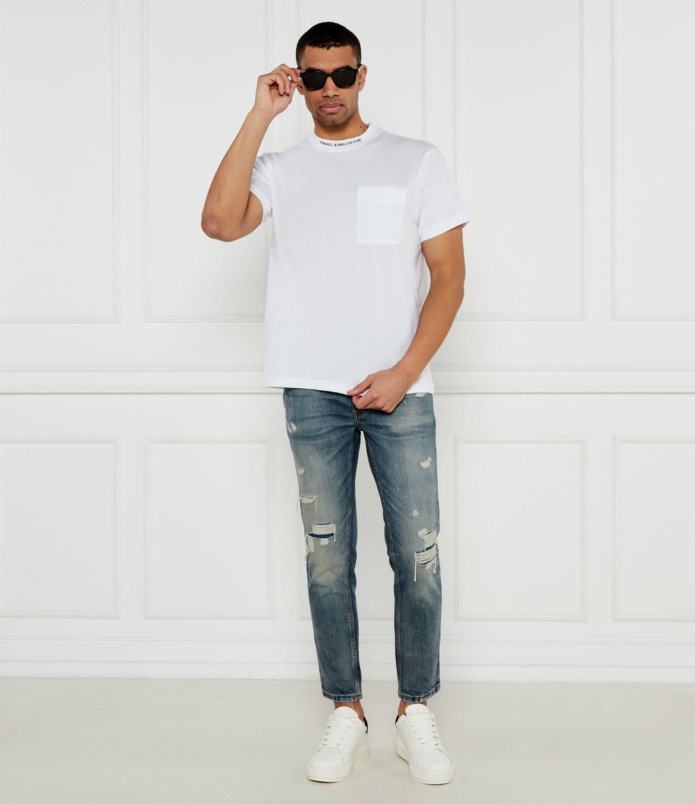 Футболка Versace Jeans Couture - белый(78GAHE03CJ00E)