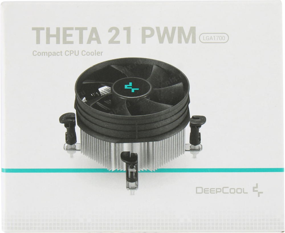 Кулер для процессора Deepcool <DP-ICAP-T21P-17> THETA 21 PWM (4пин, 1700, 30.2дБ, 500-2400об/мин, Al)