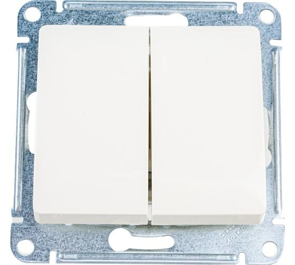 переключатель 1-клавишный схема 6 механизм ip 20 GLOSSA GSL000261 беж