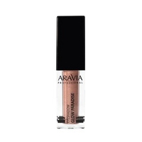 Жидкие сияющие тени для век #03 Тон Розовая бронза Aravia Professional Glow Paradise Rosy Bronze 5мл