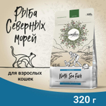Корм для кошек Craftia HARMONA , 320 г, рыба северного моря