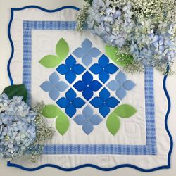 Комплект из двух трафаретов + схемы "Гортензия" в подарок