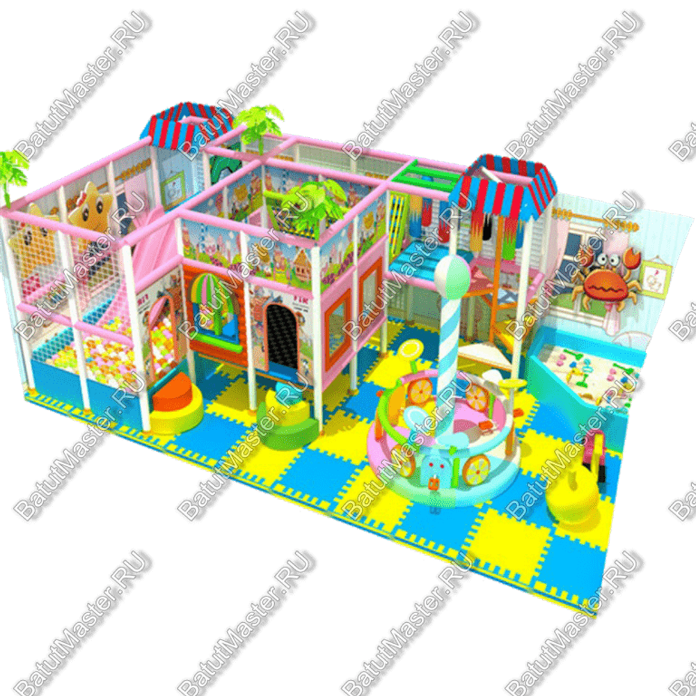 Детский игровой лабиринт «Яркий апельсин»