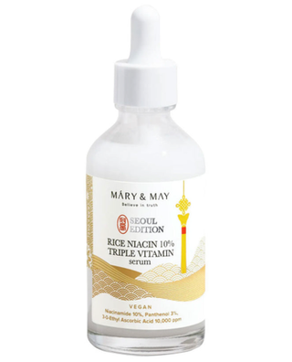 Сыворотка для лица рисовая с ниацинамидом MARY&MAY Retinol Rice Niacin 10% Triple Vitamin Serum 80мл