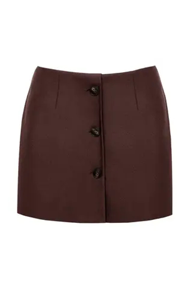 “Noir de Fleur” Юбка-шорты мини