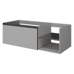 Armadi Art QUATRO 6 120см (80+40) тумба LUNA профиль ANTHRACITE