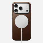 Кожаный чехол Nomad Modern Leather Case для iPhone 17 Pro коричневый