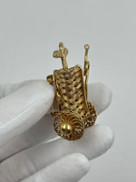 Брошь Клюшки для гольфа