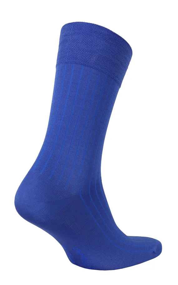 Мужские носки Premium "в рубчик" Синий