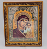 Икона баг.15*18 кон. БМ Казанская зел/ор/ж/ф(БоГ) 10681479