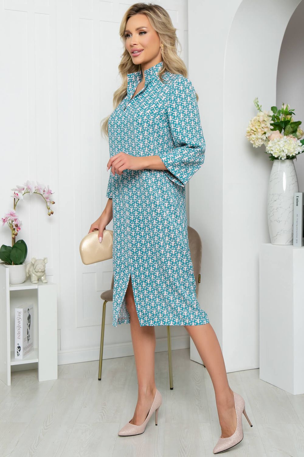 Платье "Мира" (бирюза) П5320 LT Collection