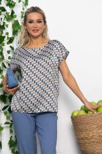 Блуза Покоряя сердца (мультиколор) Б13541-1М LT Collection