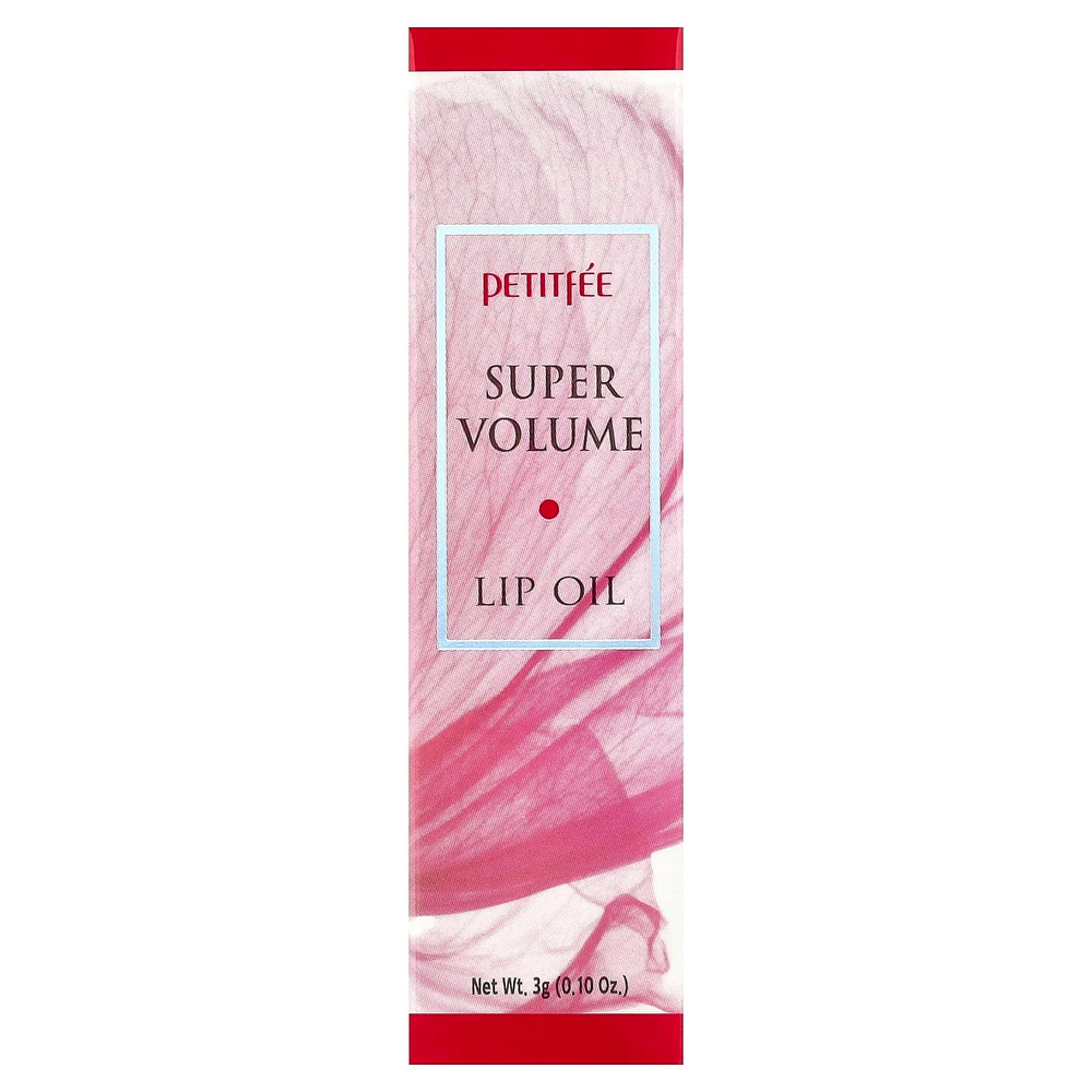 Petitfee, Super Volume, масло для губ для объема, 3 г (0,10 унций)