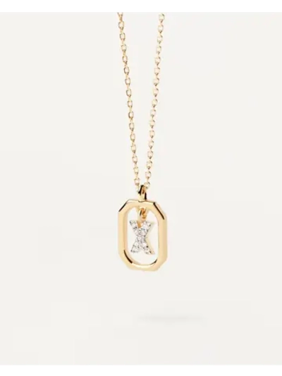 Колье женское Мини-Буква X