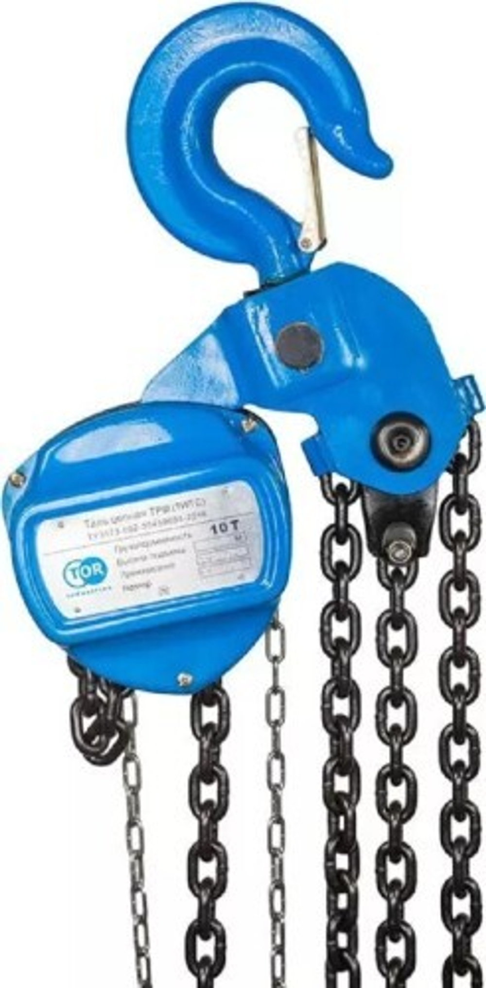 Таль цепная TOR ТРШ C 10ТХ9М ручная, шестеренная 1022419