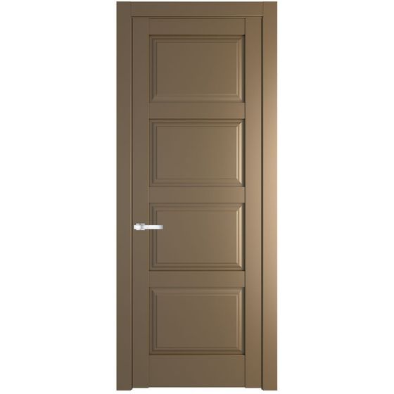 Межкомнатная дверь эмаль Profil Doors 4.4.1PD перламутр золото глухая