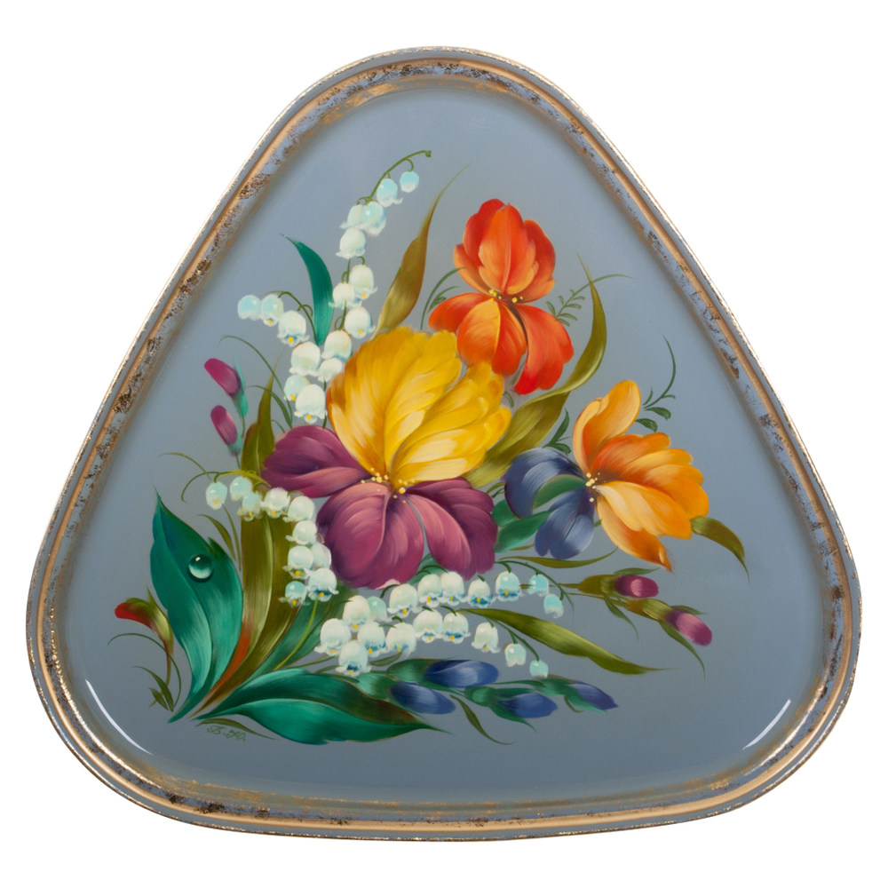 Zhostovo metal tray A8D260924207