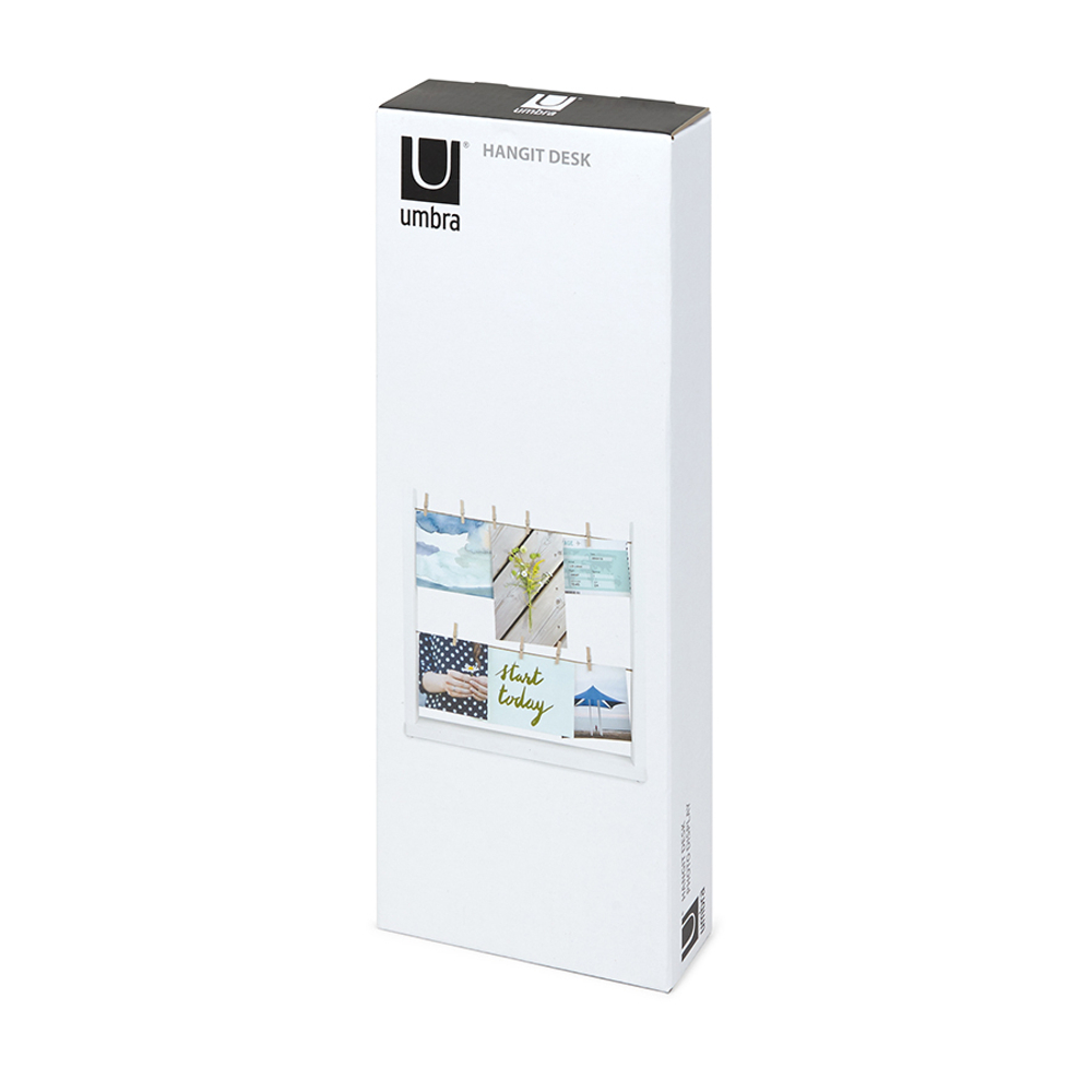 Панно для фотографий настольное hangit белое