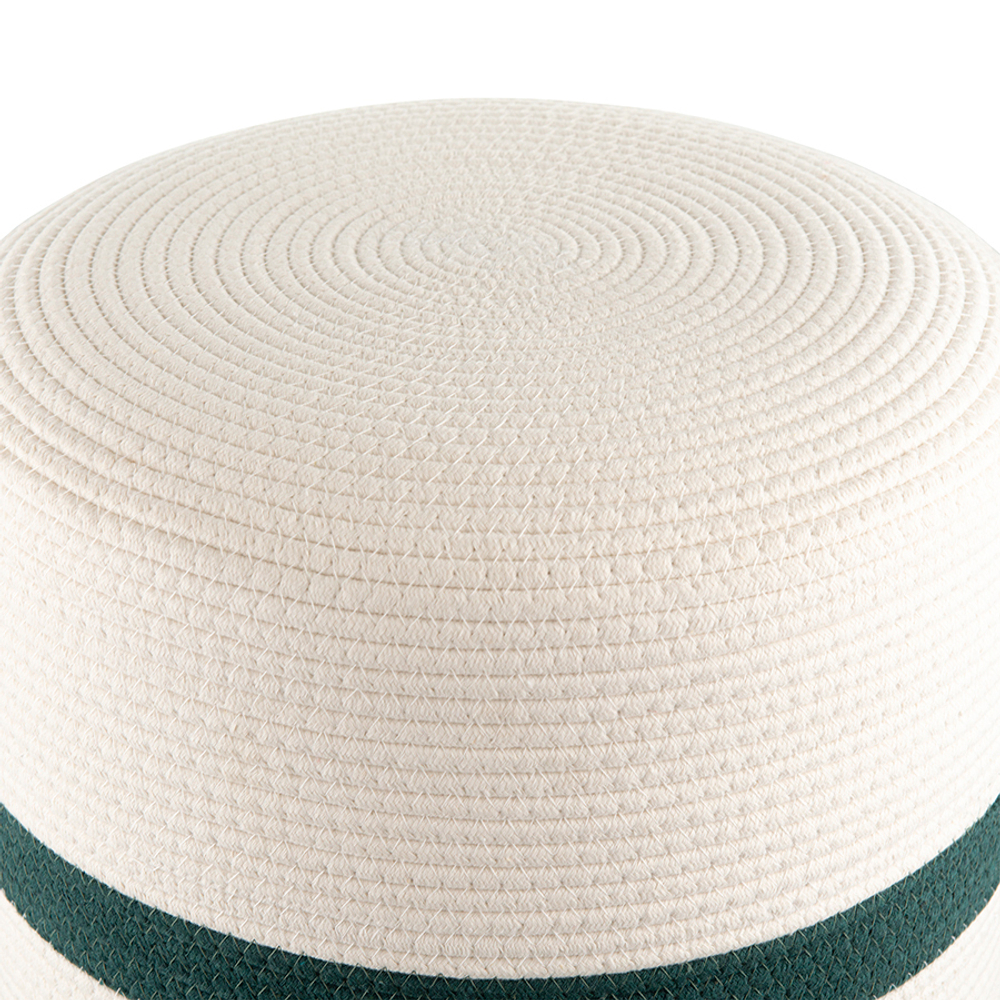 Пуф andrin, светло-бежевый/зеленый