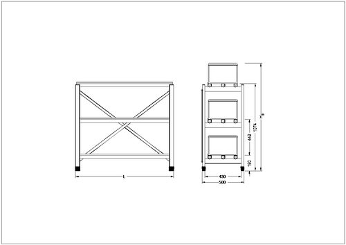 Шкафы и конструктивы 3E-PGT 1-08 H FT