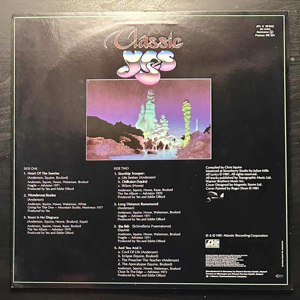 Yes - Classic Yes (Германия 1983г.)