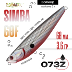 Воблер TsuYoki SIMBA 60F (60мм, 3.6гр)