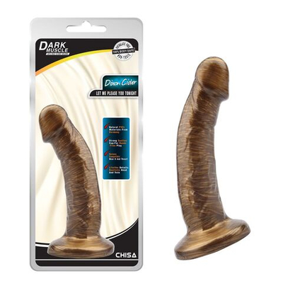 Золотистый фаллоимитатор Dixon Cider - 18,5 см. (Цвет: золотистый)