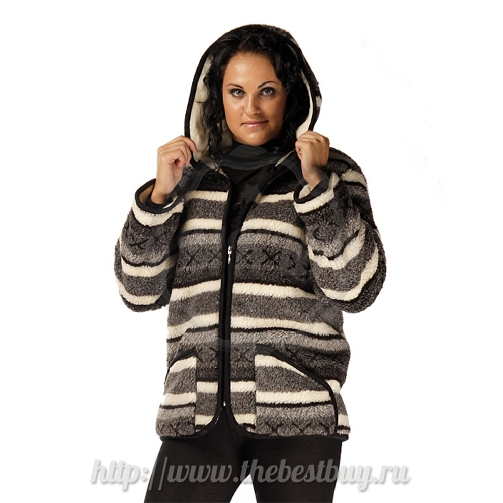 Женская куртка Скандинавка  - разм. 42-54  (мод.903) - черная