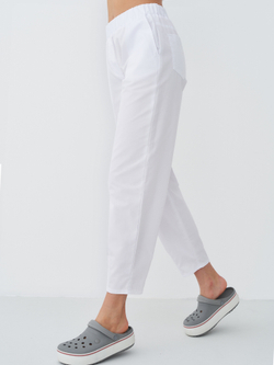 Брюки женские м539 toray стретч белый