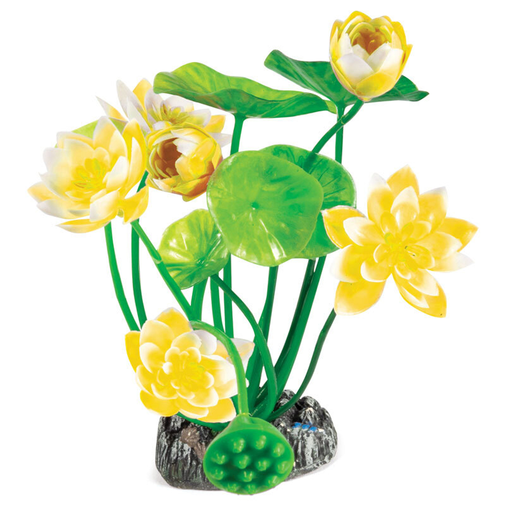 Растение "Нимфея", зеленое/желтое, 200мм, Laguna AQUA