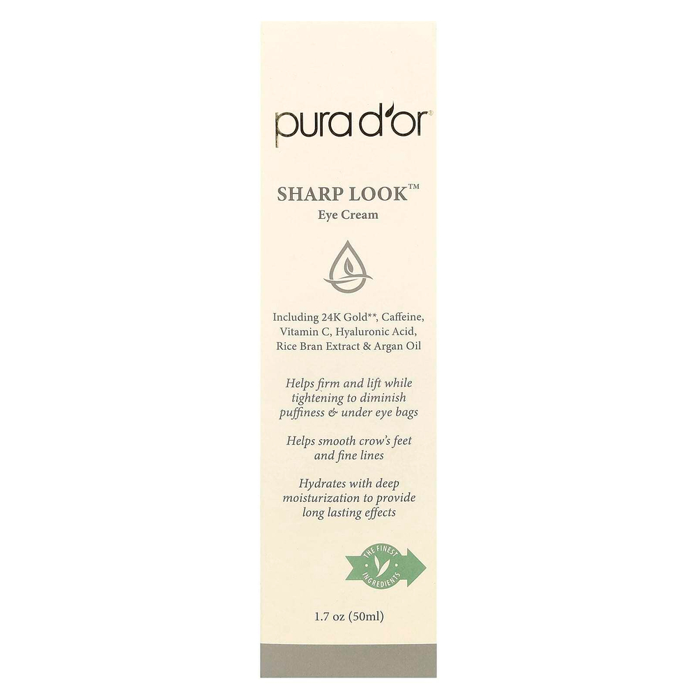 Pura D'or, Sharp Look,крем для области вокруг глаз, 50 мл (1,7 жидк. унций)