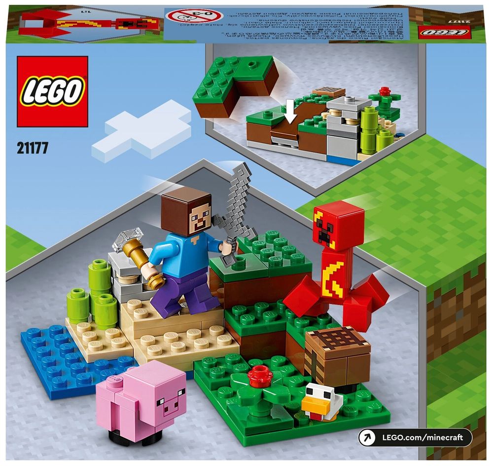Конструктор LEGO Minecraft 21177 Засада Крипера