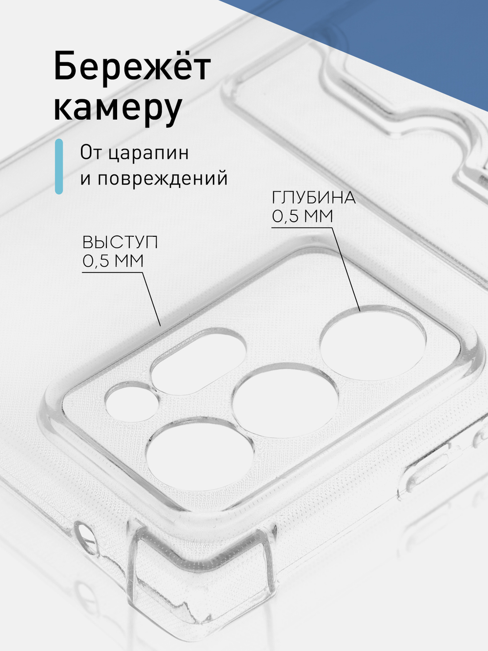 Чехол ROSCO для Samsung Galaxy Note20 Ultra (арт. SS-N20U-HARD-TPU-POCKET )