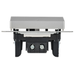 BRITE Выключатель 1-клавишный с индикацией 10А ВС10-1-1-БрА алюминий IEK