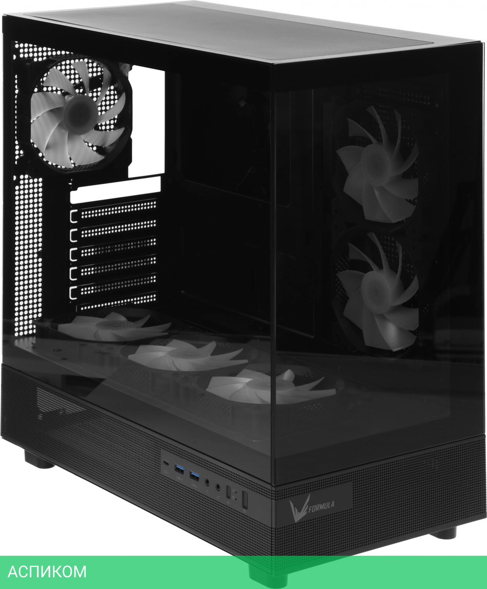 Корпус Formula V Line Crystal Z8 COSMIC черный без БП