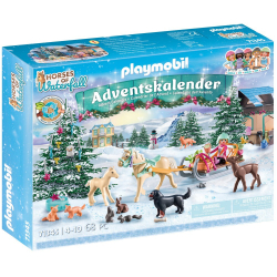 Playmobil - Адвент-календарь 2023: Рождественская поездка на лошадях в санях 71345 / артикул   71345  / GTIN 4008789713452