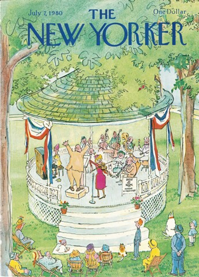 Журнал The New Yorker 07-07-1980, обложка