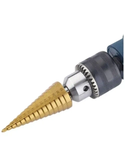 Сверло ступенчатое по металлу 3 шт, для отверстий от 4-32 мм