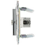 SKANDY Розетка TV оконечная SK-A12N металл никель IEK