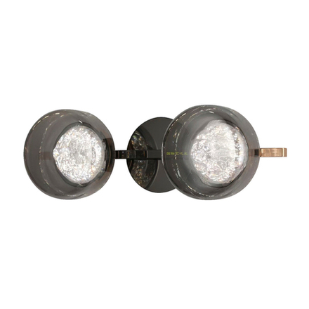 Настенный светильник MT9128-2W black/smoke