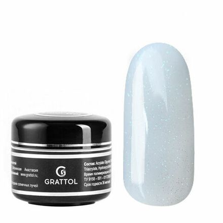 Grattol Gel Camouflage Farfor 02 - Гель камуфлирующий с шиммером, 15мл