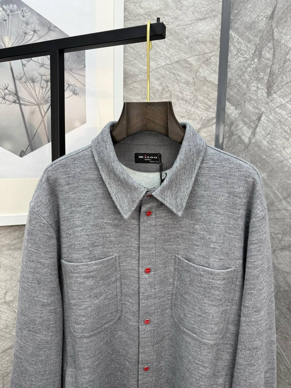 Рубашка Kiton (утепленная)