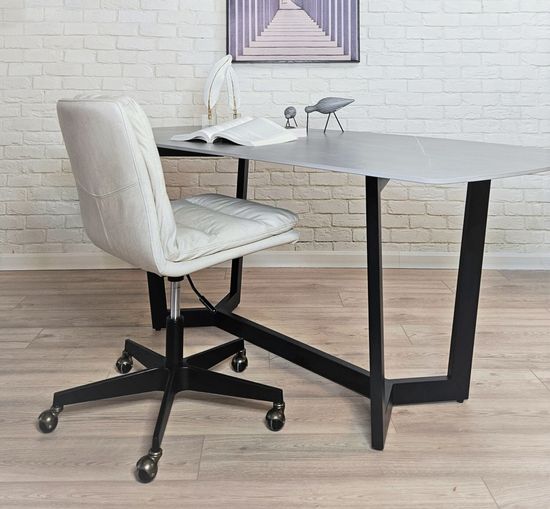 Офисное кресло RS235-A серая кожа