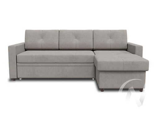 Диван угловой Лира 1 (ДУ) LUMA 14 (серый)