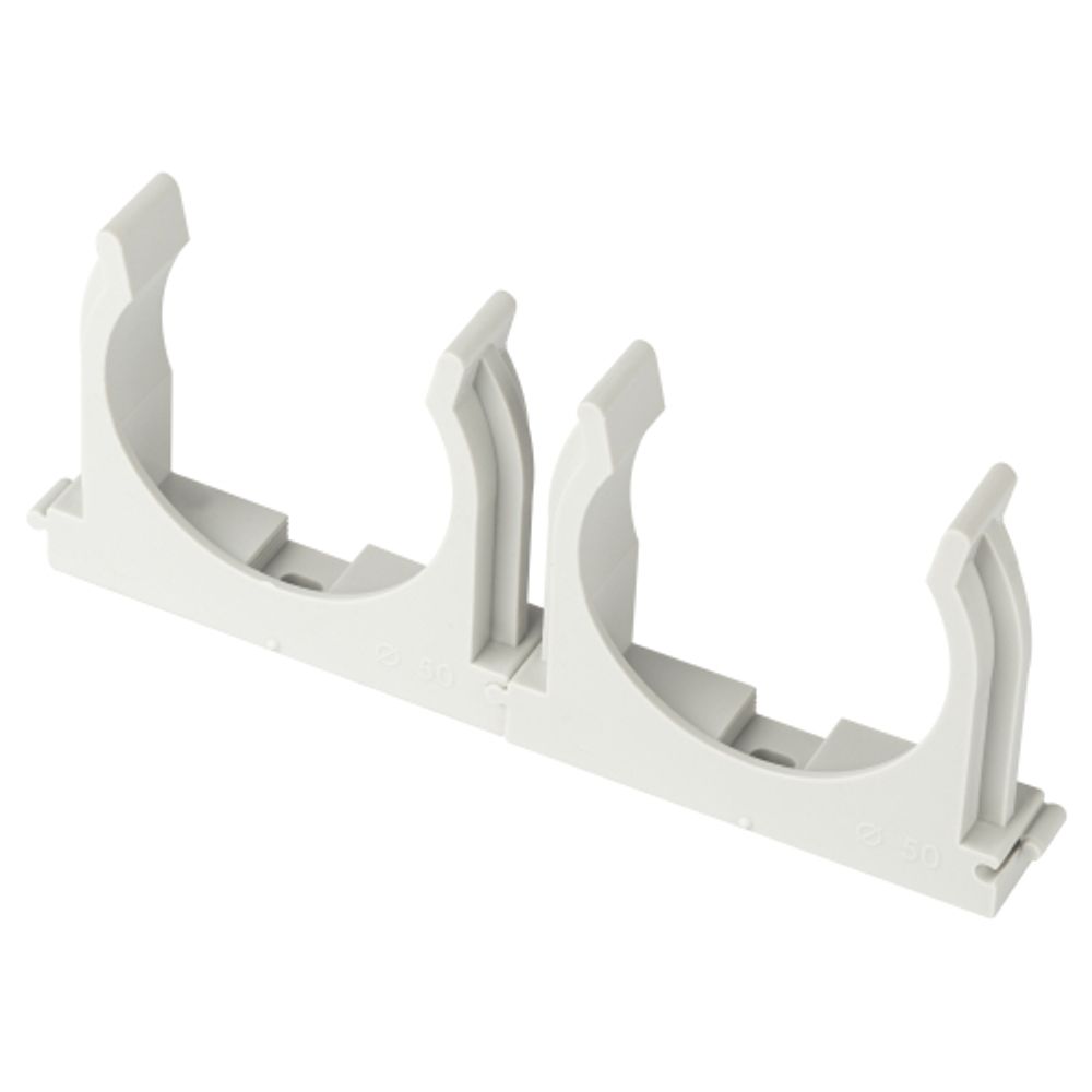 Крепеж-клипса ЭРА CLIP-50-G-MP для труб прямой монтаж серая d50мм 25шт